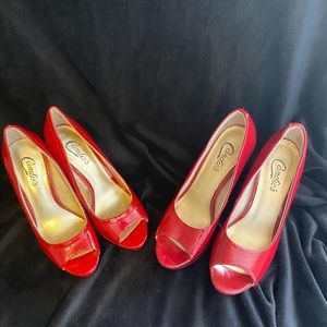 Candies women’s heels red size 6 1/2